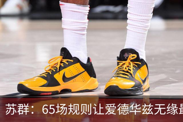 苏群：65场规则让爱德华兹无缘最佳阵容，是NBA自己的损失
